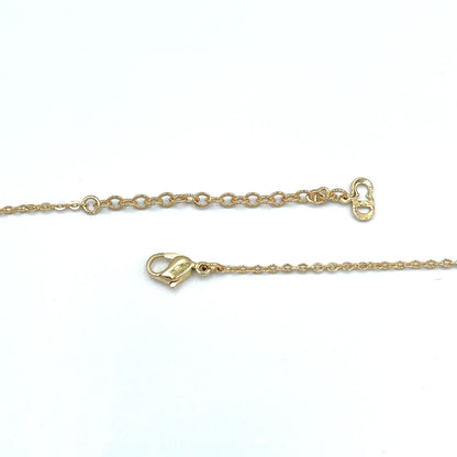 Dior CD Logo Line Stone Necklace — view 8