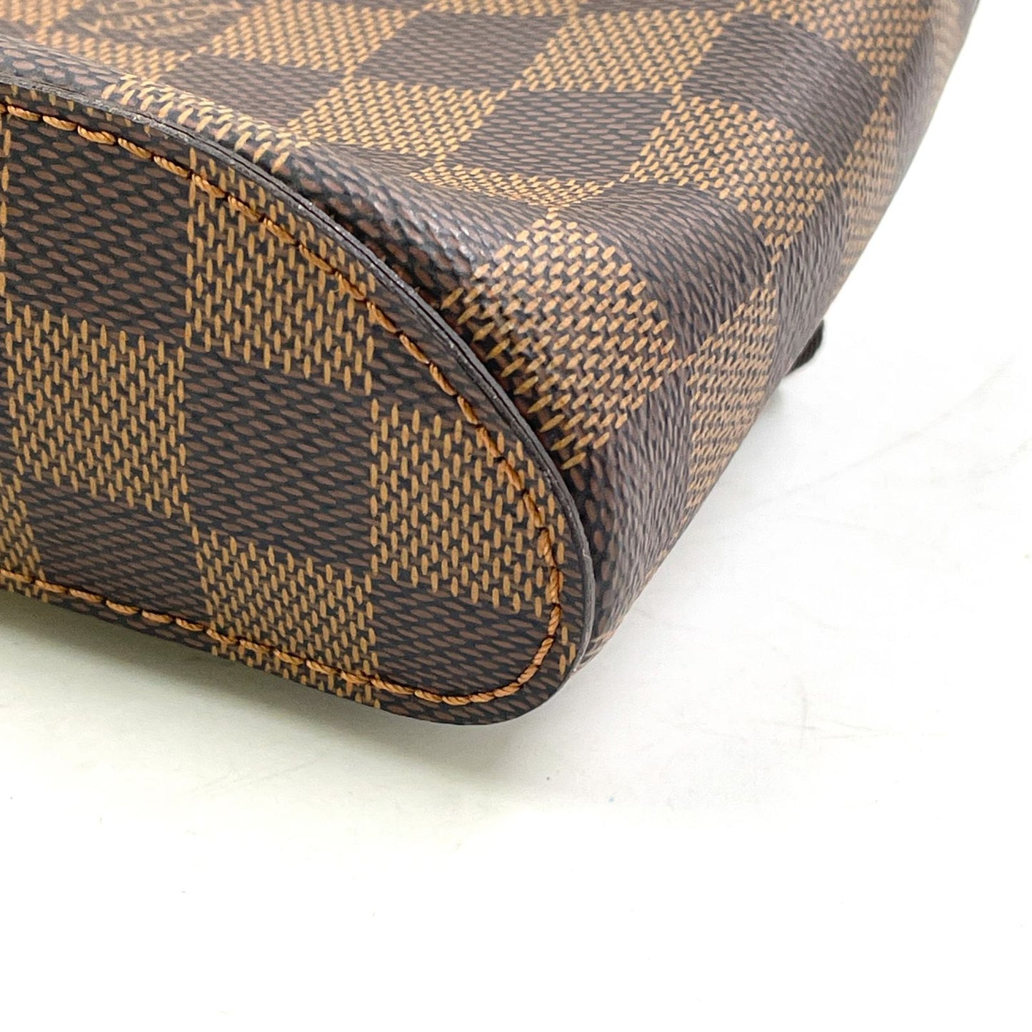 Louis Vuitton Damier Geronimos Brown Belt Bag Gold — view 9