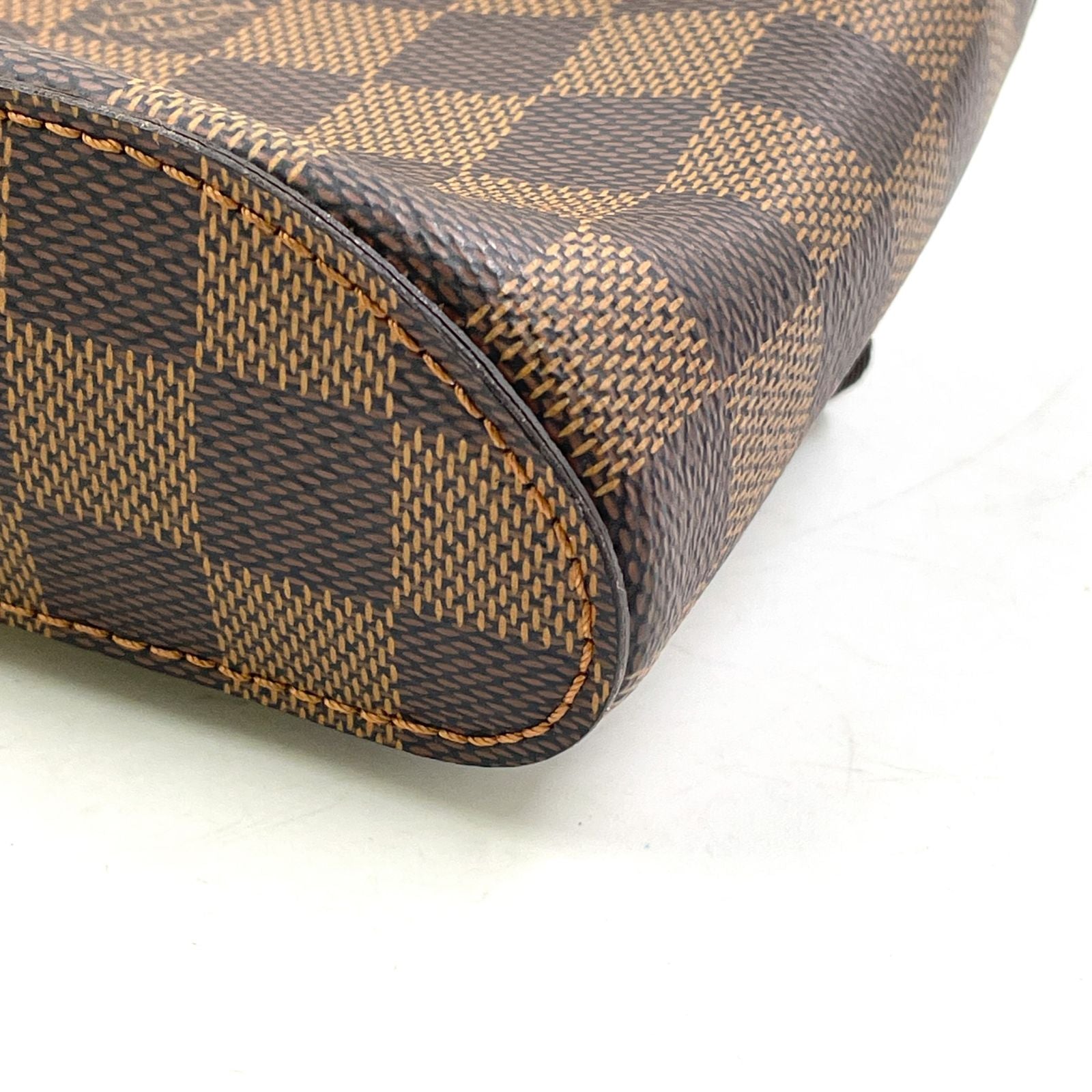 Louis Vuitton Damier Geronimos Brown Belt Bag Gold — view 9