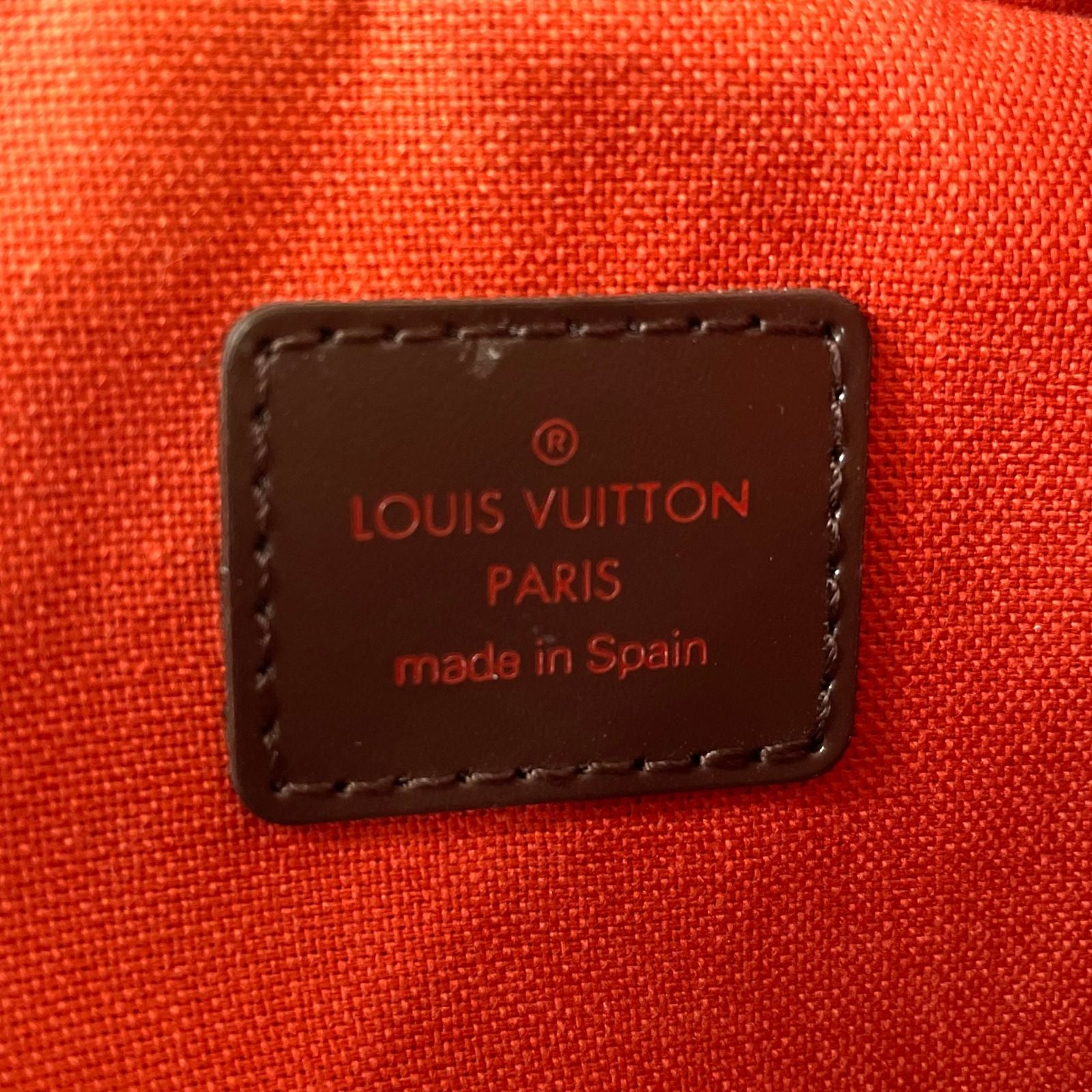 Louis Vuitton Damier Geronimos Brown Belt Bag Gold — view 4