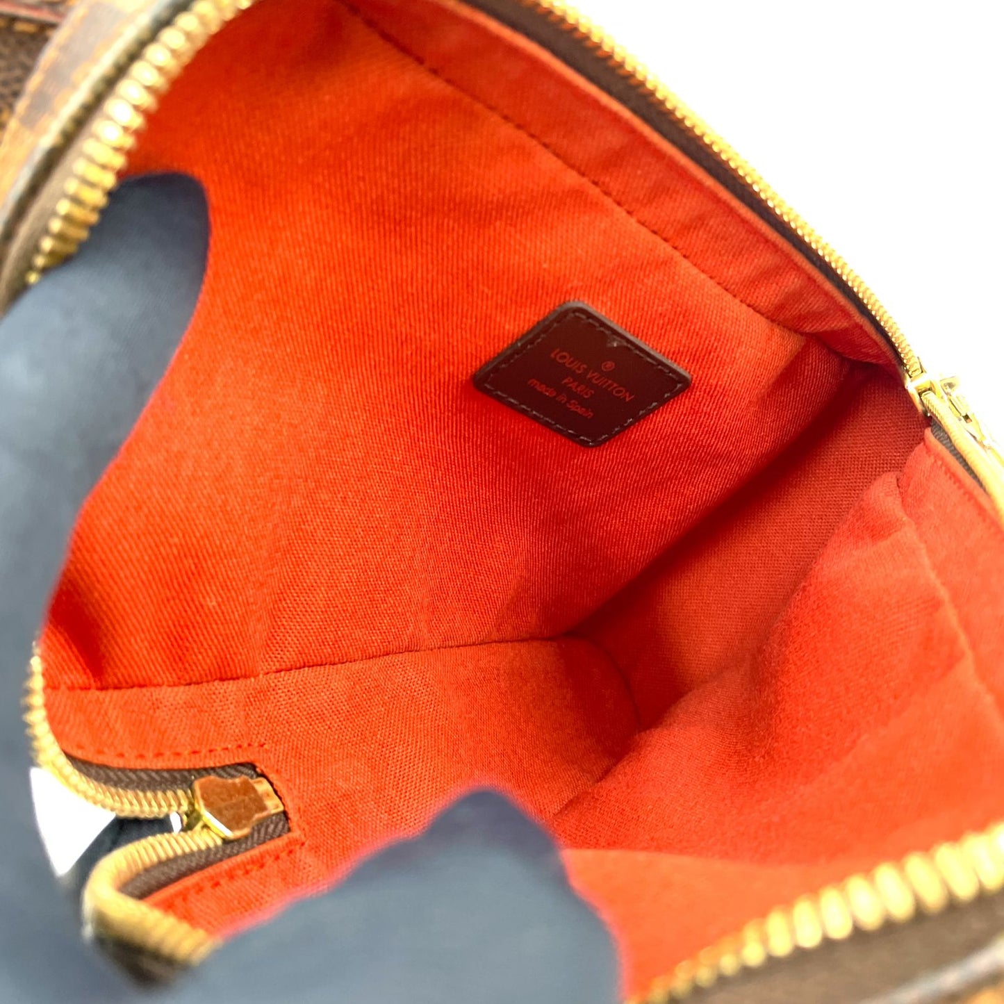Louis Vuitton Damier Geronimos Brown Belt Bag Gold — view 3