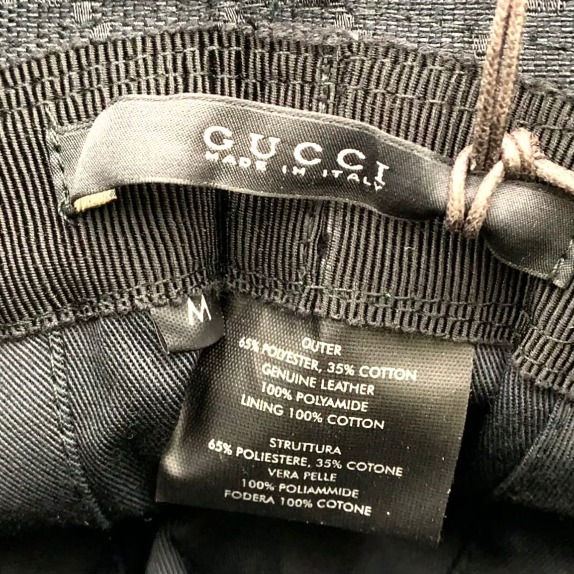 Gucci GG Canvas Green Black Red Hat — view 4