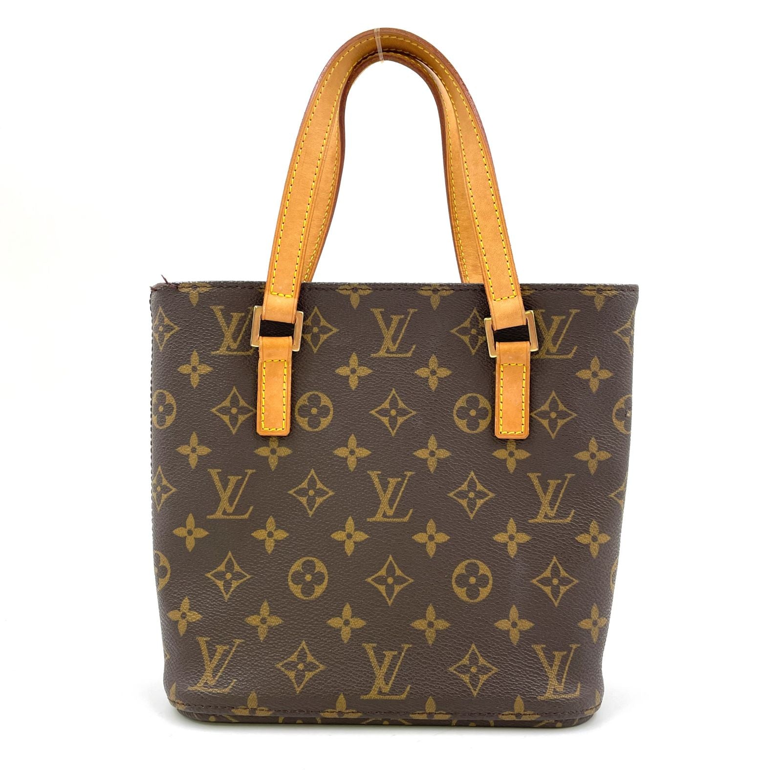 Louis Vuitton Vavin PM Monogram Leather Brown Handbag Gold