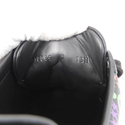 Gucci GG Psychedelic Low Cut Sneakers Shoes Black Multicolor — view 6
