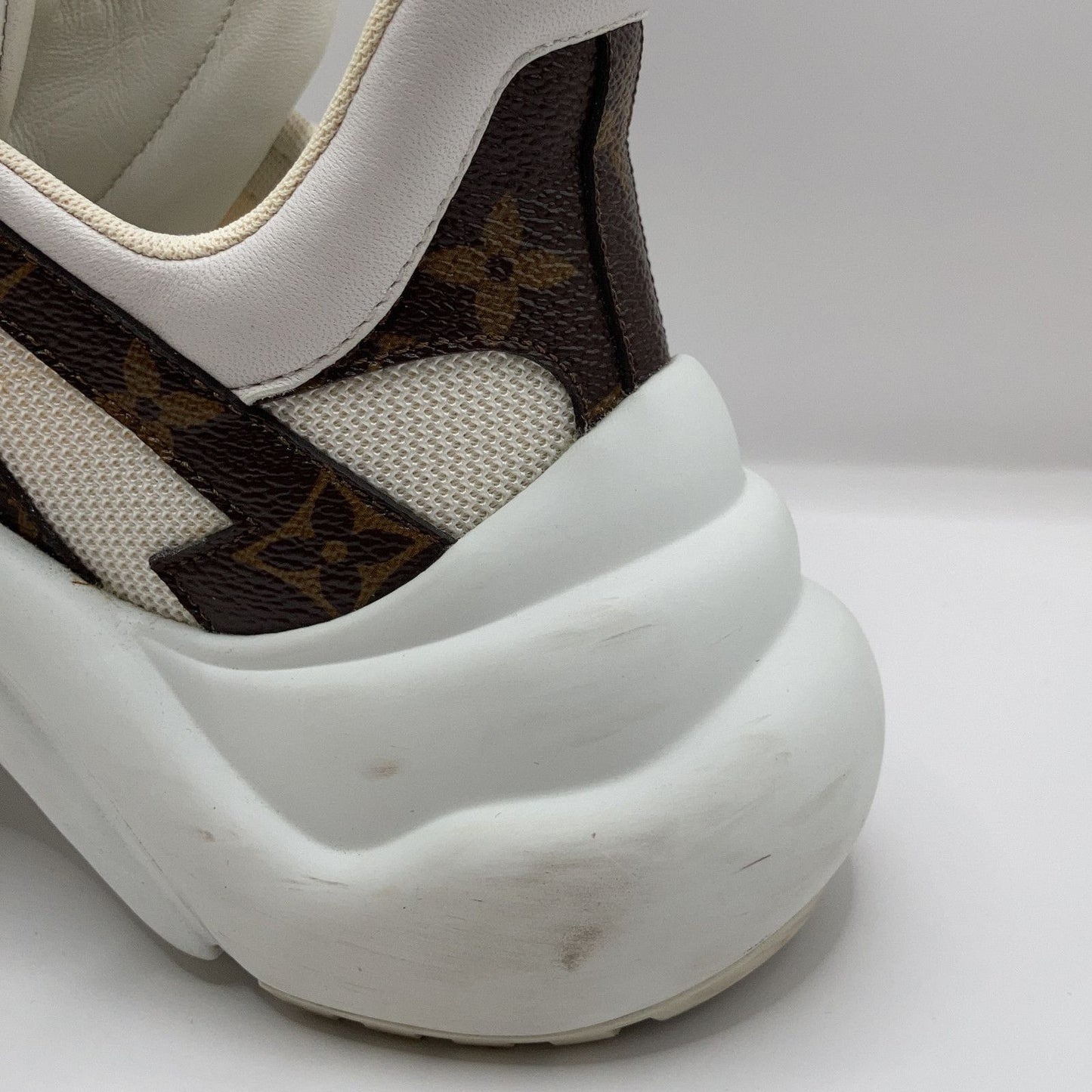 Louis Vuitton LV A-Calf Monogram Canvas Sneakers — view 9