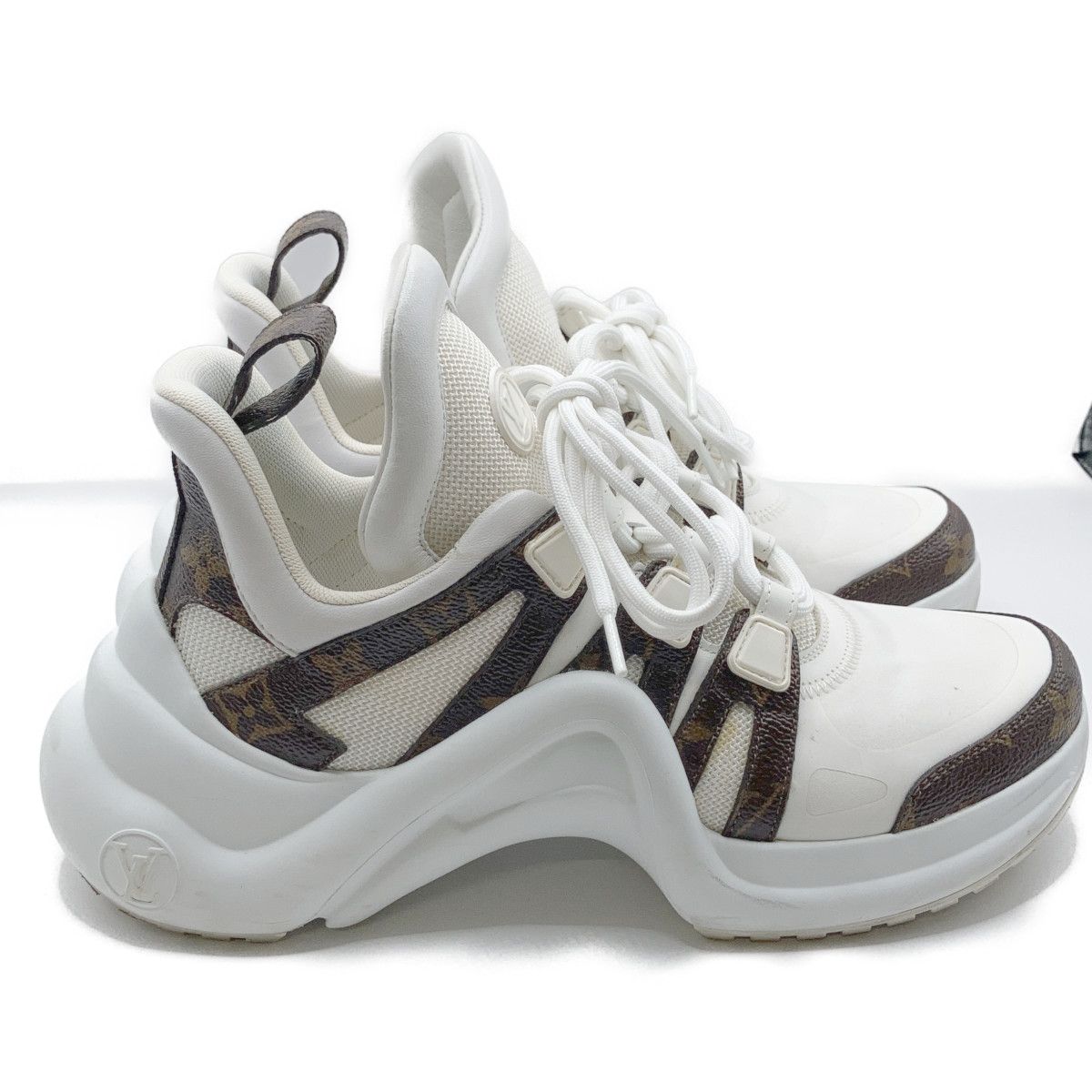 Louis Vuitton LV A-Calf Monogram Canvas Sneakers — view 4
