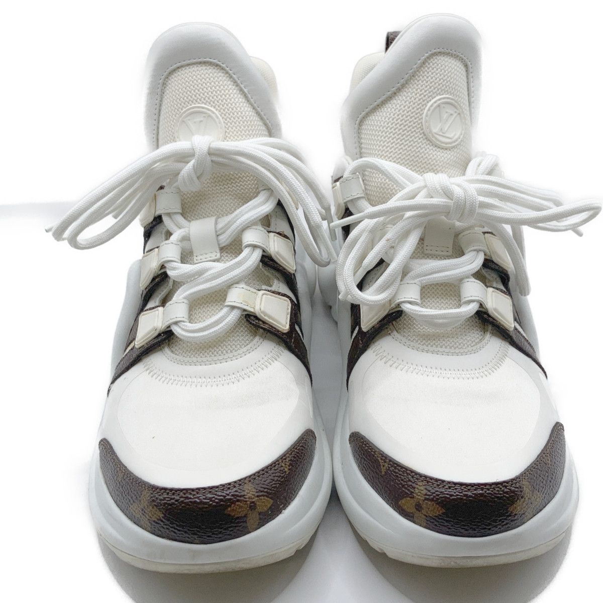 Louis Vuitton LV A-Calf Monogram Canvas Sneakers — view 2