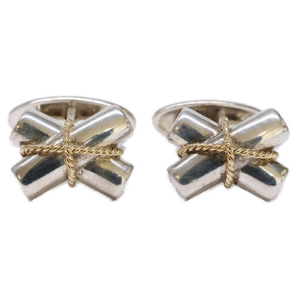 Tiffany & Co Sterling 18k Cross Motif