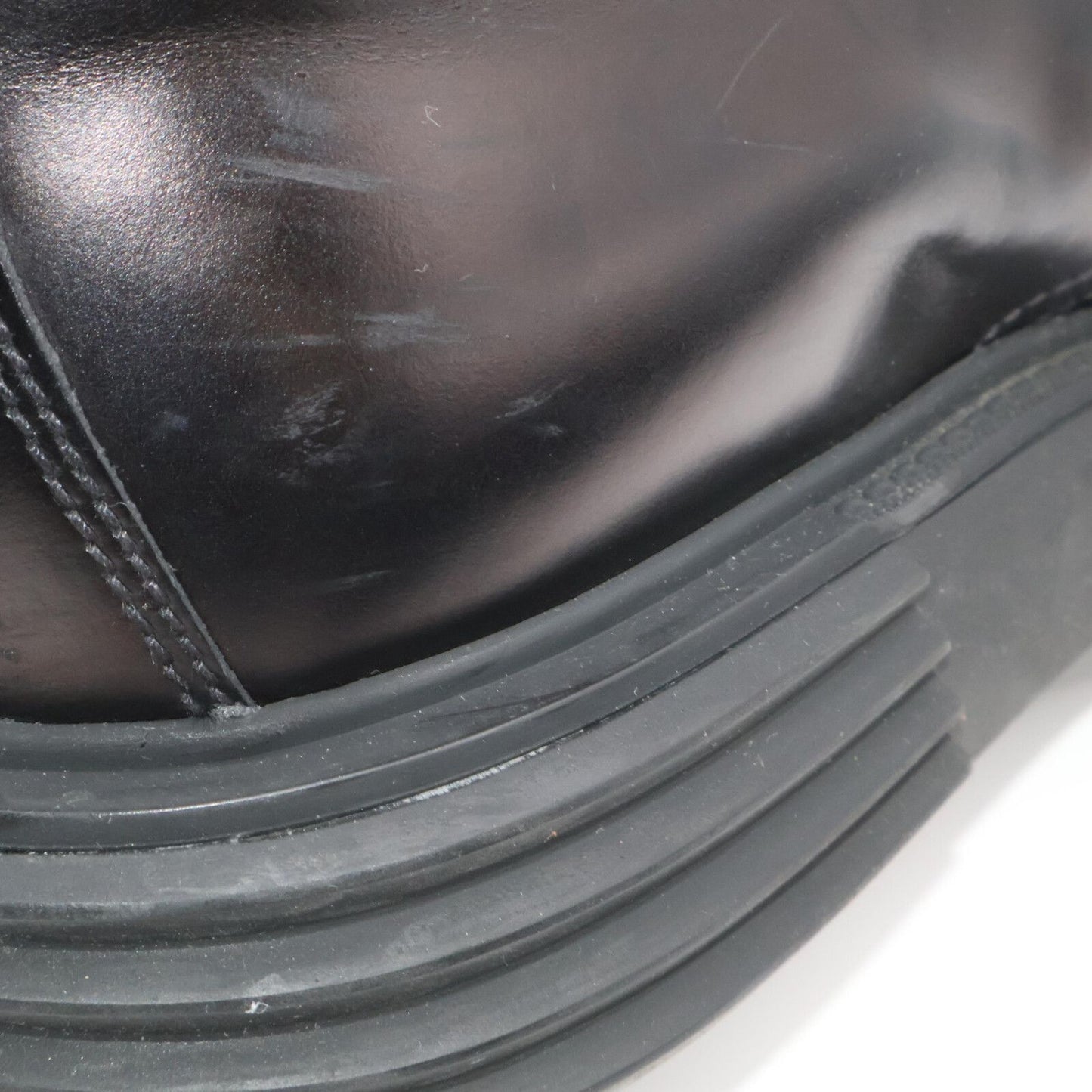 Prada Leather Lace Up Shoes — view 9