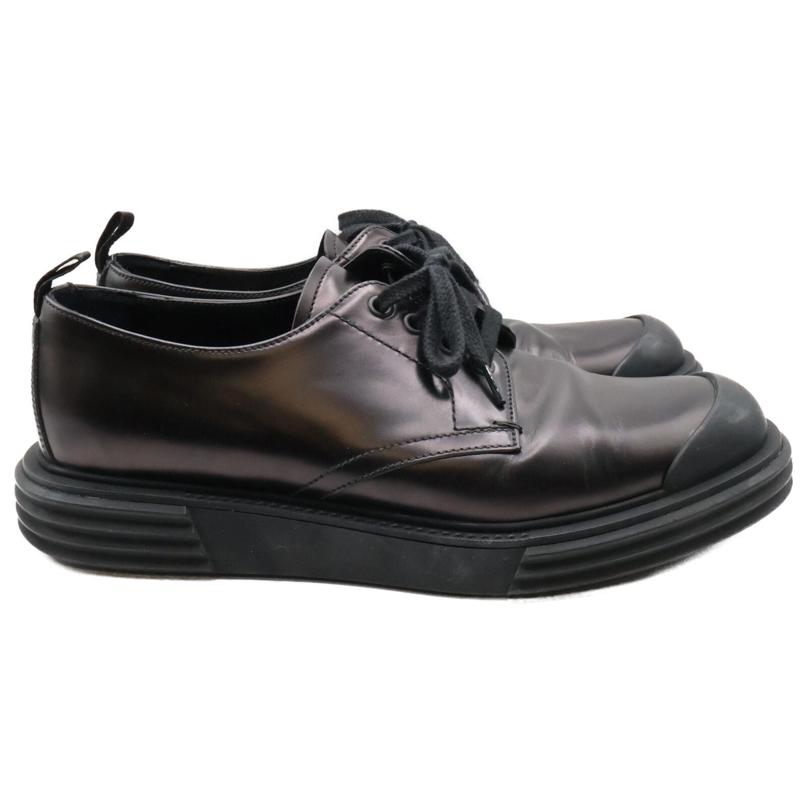 Prada Leather Lace Up Shoes — view 4