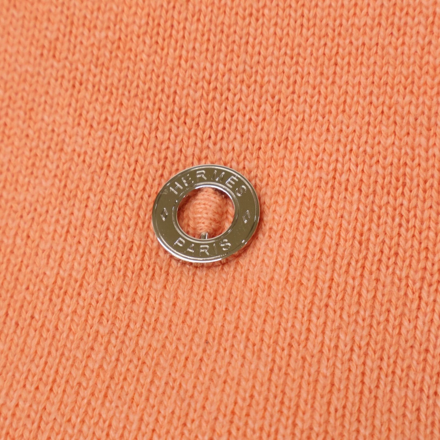 Hermes Cashmere Cotton Series Button Sleeveless Knit 36 Sweater — view 5