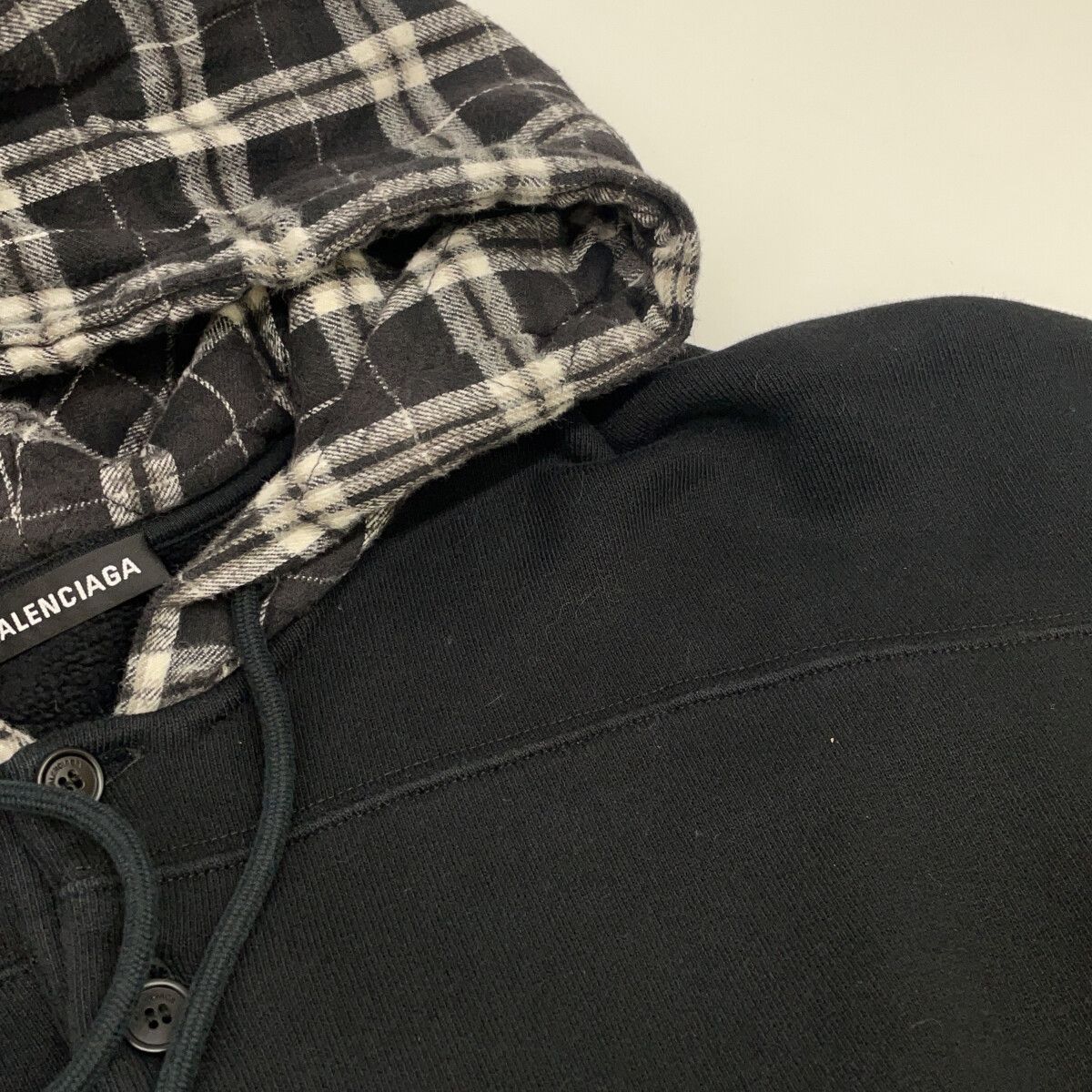 Balenciaga Black Patch Park Hoodie — view 7