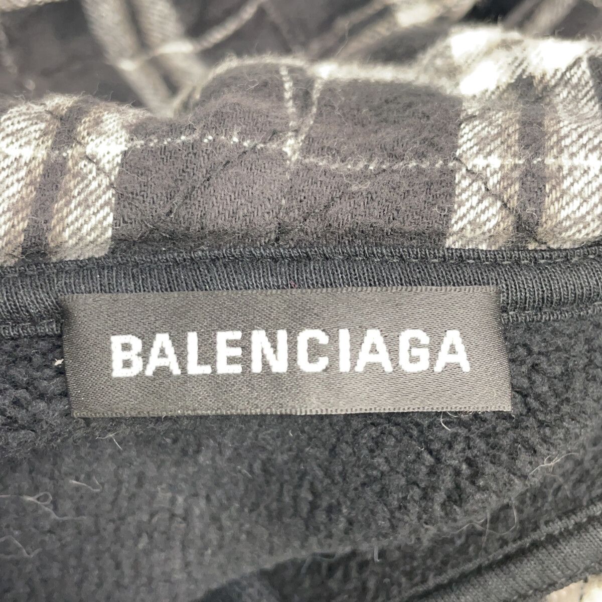 Balenciaga Black Patch Park Hoodie — view 3