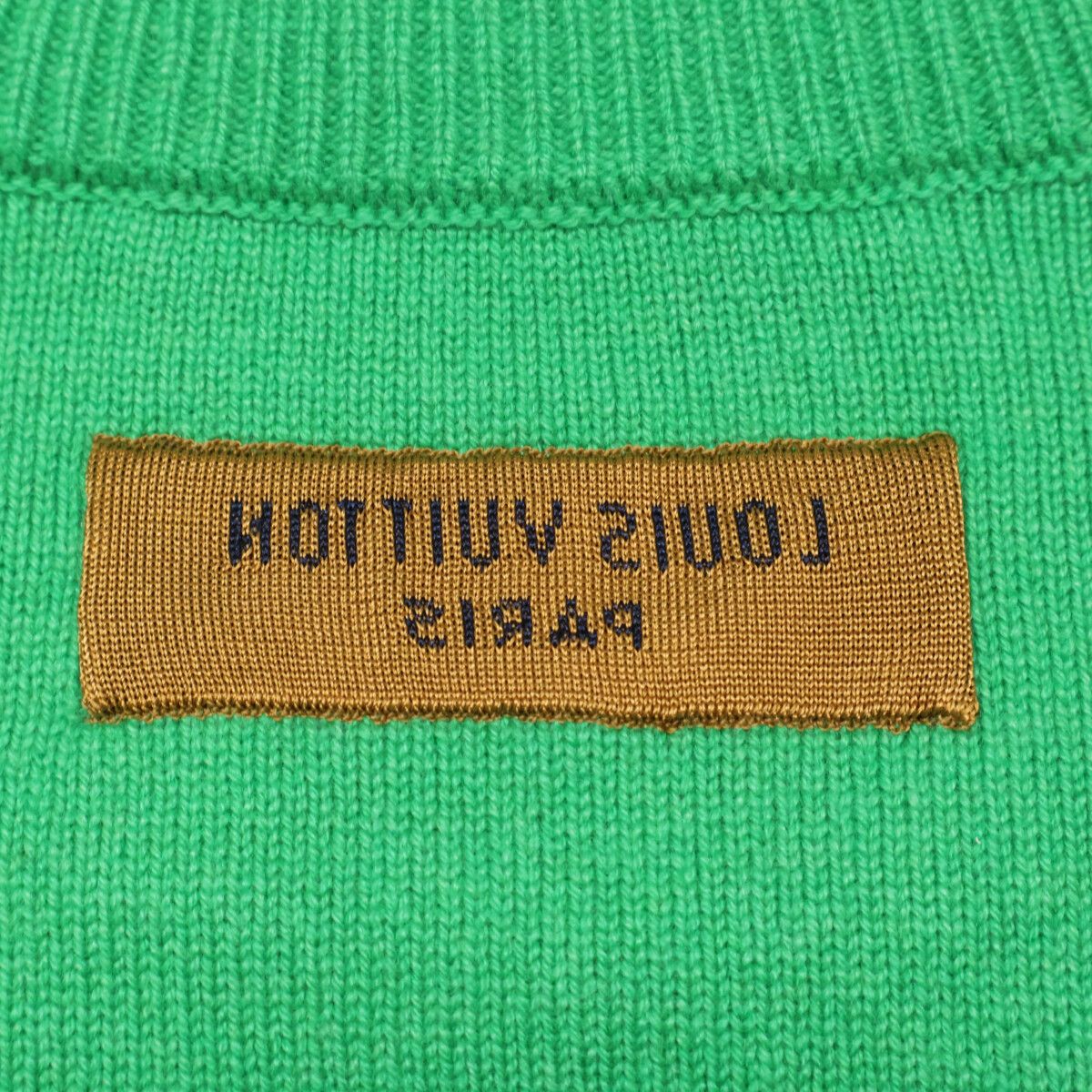 Louis Vuitton Similarly Gk1 Cashmere Inside Out Arm Logo Knit Sweater — view 8