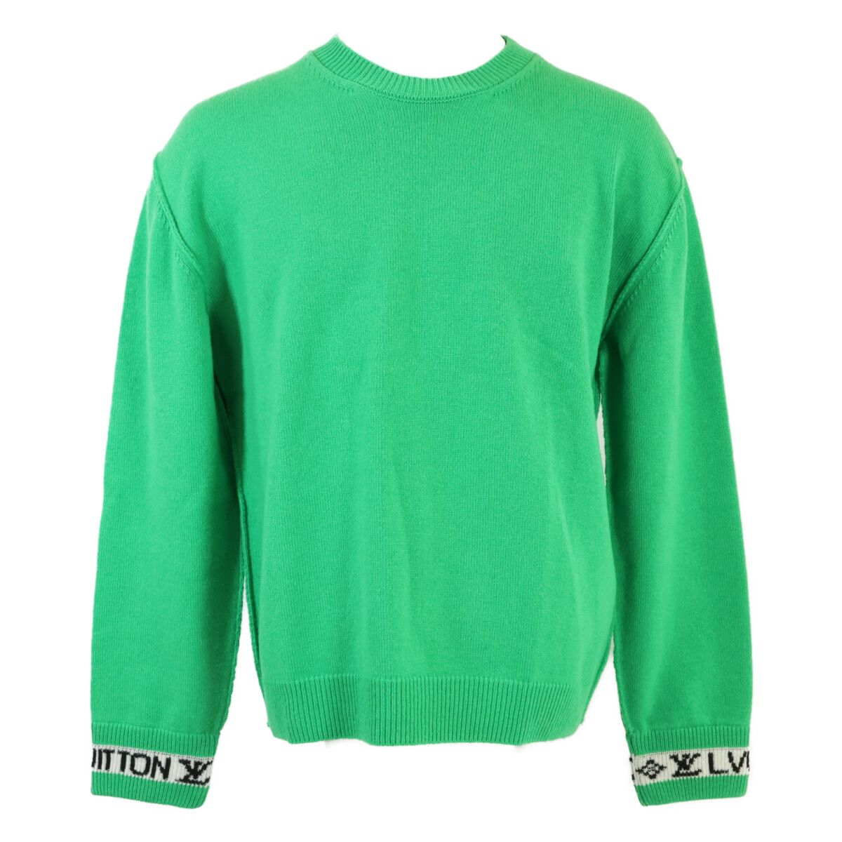 Louis Vuitton Similarly Gk1 Cashmere Inside Out Arm Logo Knit Sweater
