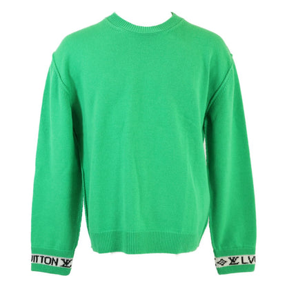 Louis Vuitton Similarly Gk1 Cashmere Inside Out Arm Logo Knit Sweater