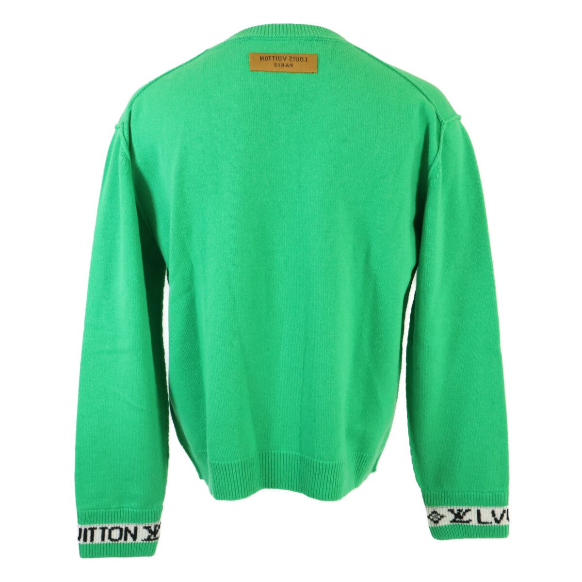 Louis Vuitton Similarly Gk1 Cashmere Inside Out Arm Logo Knit Sweater — view 2