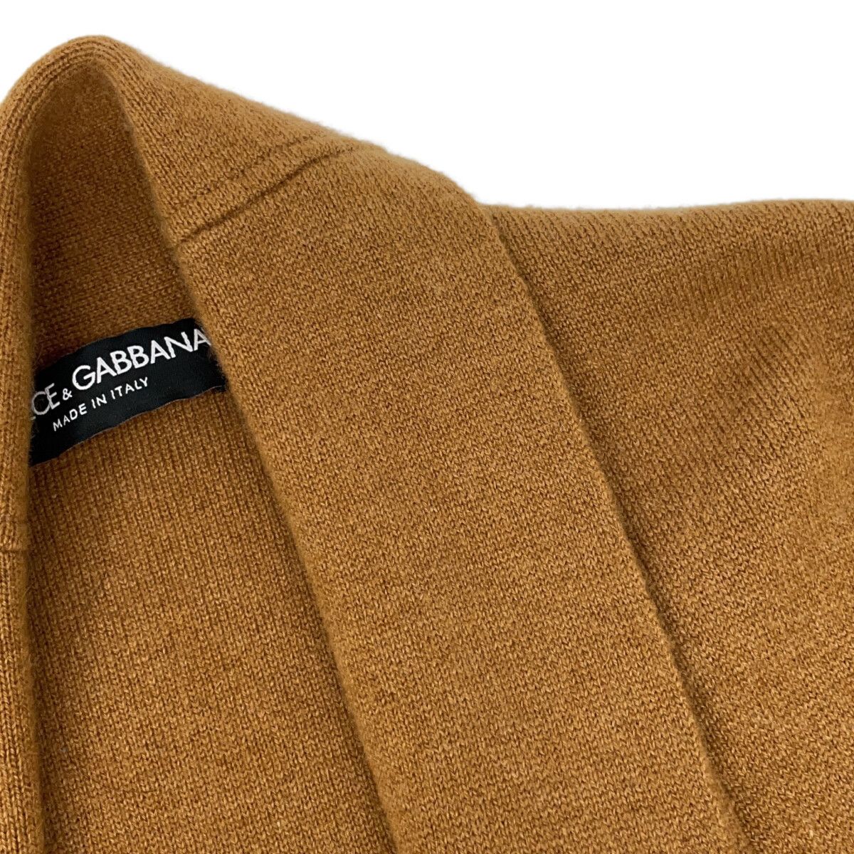 Dolce & Gabbana Brown Cashmere 100 Shawl Collar Belted Knit Cardigan 44 — view 8
