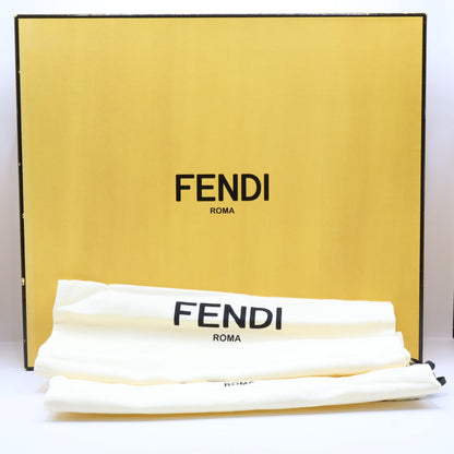 Fendi Zucca Pattern Combat Knit Boots Rococo — view 9