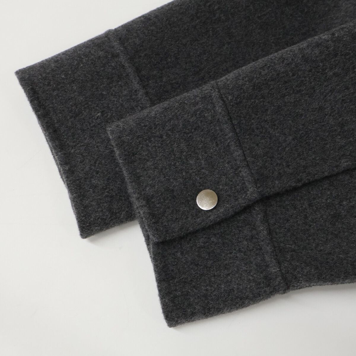Max Mara S Maxmara Cucito Amano Double Face W-zip Collarless Jacket 42 — view 9