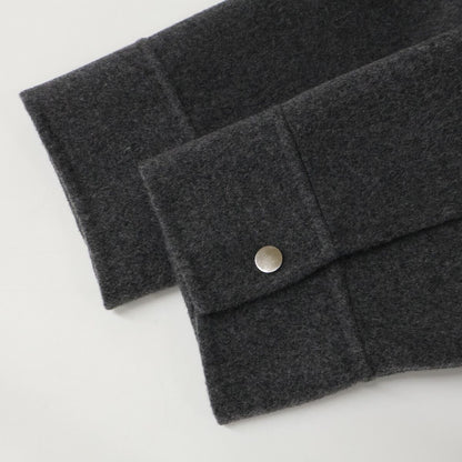 Max Mara S Maxmara Cucito Amano Double Face W-zip Collarless Jacket 42 — view 9