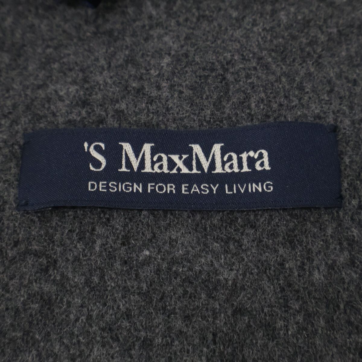 Max Mara S Maxmara Cucito Amano Double Face W-zip Collarless Jacket 42 — view 4