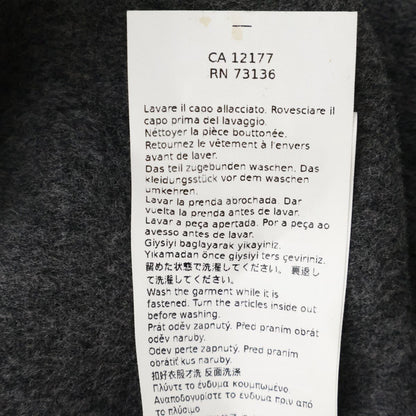 Max Mara S Maxmara Cucito Amano Double Face W-zip Collarless Jacket 42 — view 8