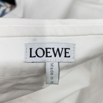 Loewe White Anagram Japanese Pattern Shirt — view 3
