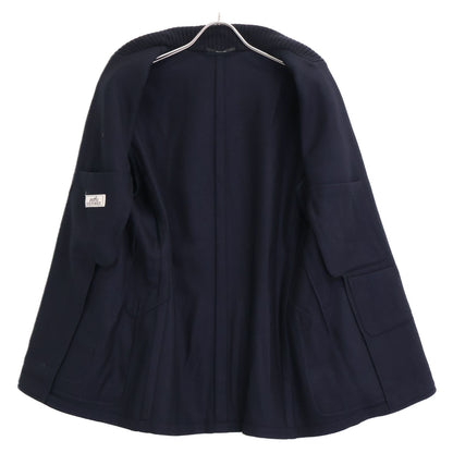 Hermes Cashmere Wool Shawl Collar Knit Jacket 48 — view 4