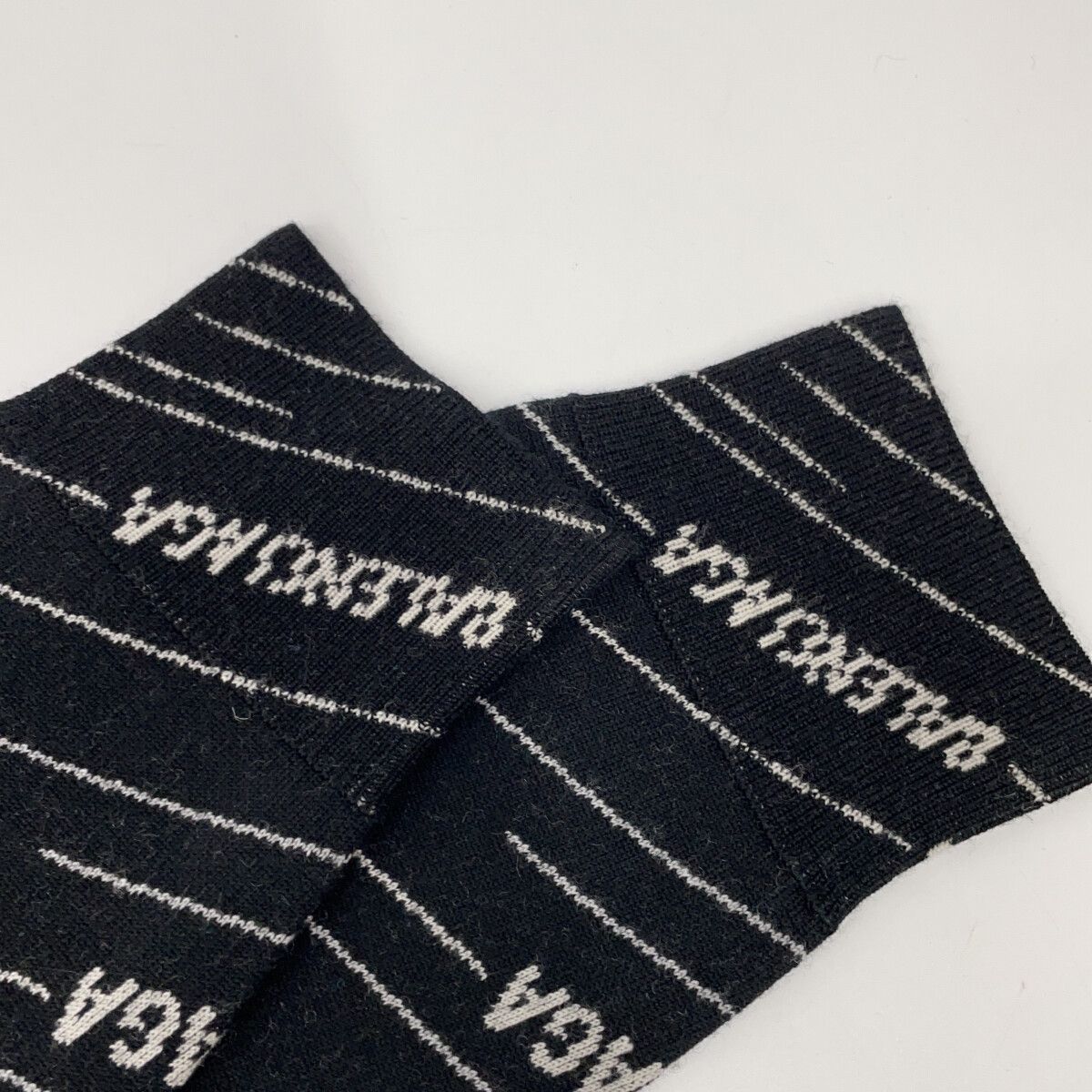 Balenciaga Black Logo Knit Sweater XS — view 7