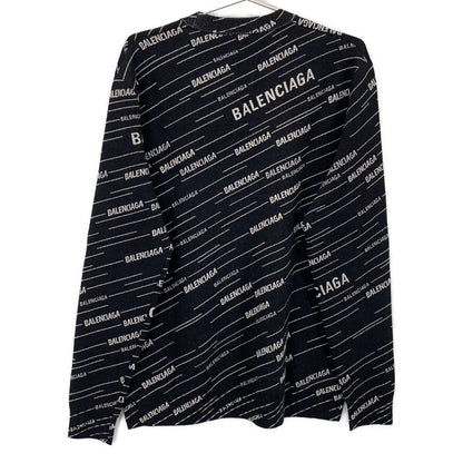 Balenciaga Black Logo Knit Sweater XS — view 2