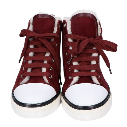 Hermes Jimmy Shearling High Cut Sneakers — view 2