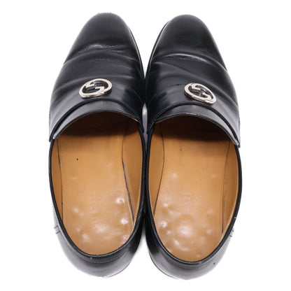 Gucci Interlocking Leather Loafers — view 5