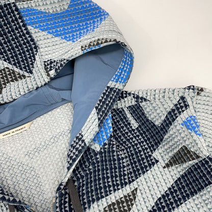 Hermes Blue Gray Multicolor Zip Hoodie — view 7