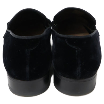 Saint Laurent Yves Rive Gauche Velour Loafers — view 3