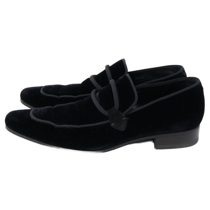 Saint Laurent Yves Rive Gauche Velour Loafers — view 2