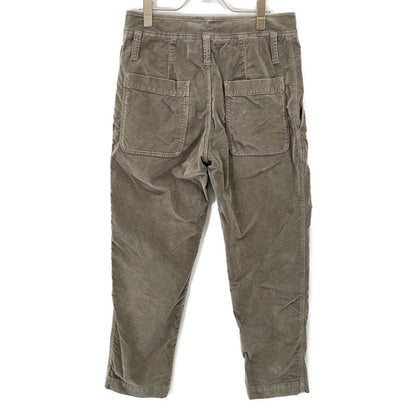 Brunello Cucinelli Gray Velour Attach Pants 40 — view 2