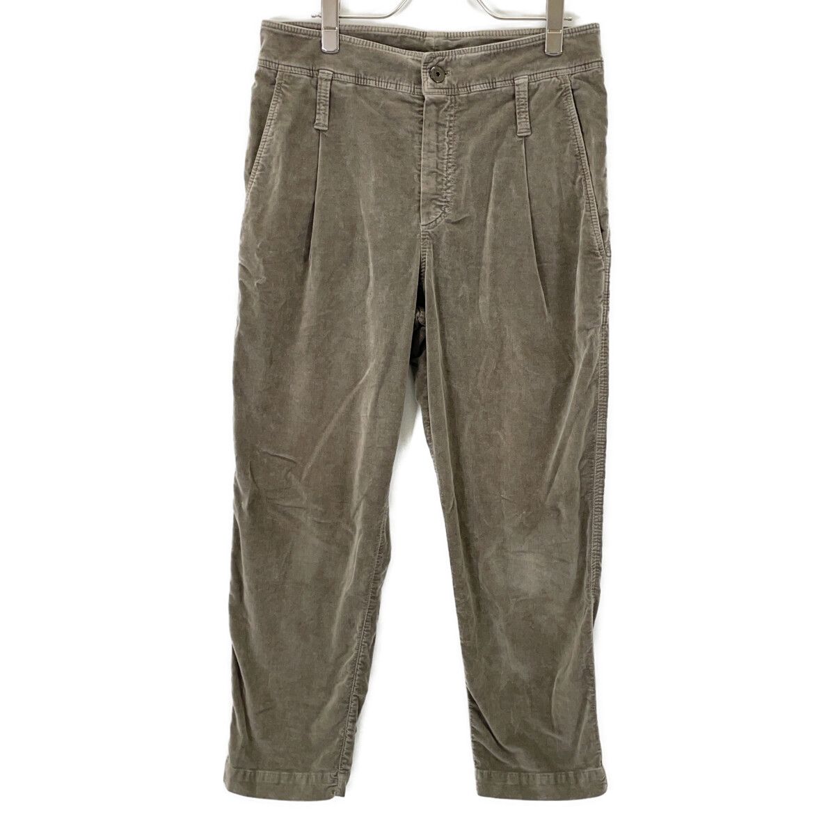 Brunello Cucinelli Gray Velour Attach Pants 40