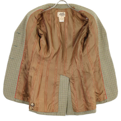 Hermes Cashmere Blend Wool Single Jacket 36 — view 5