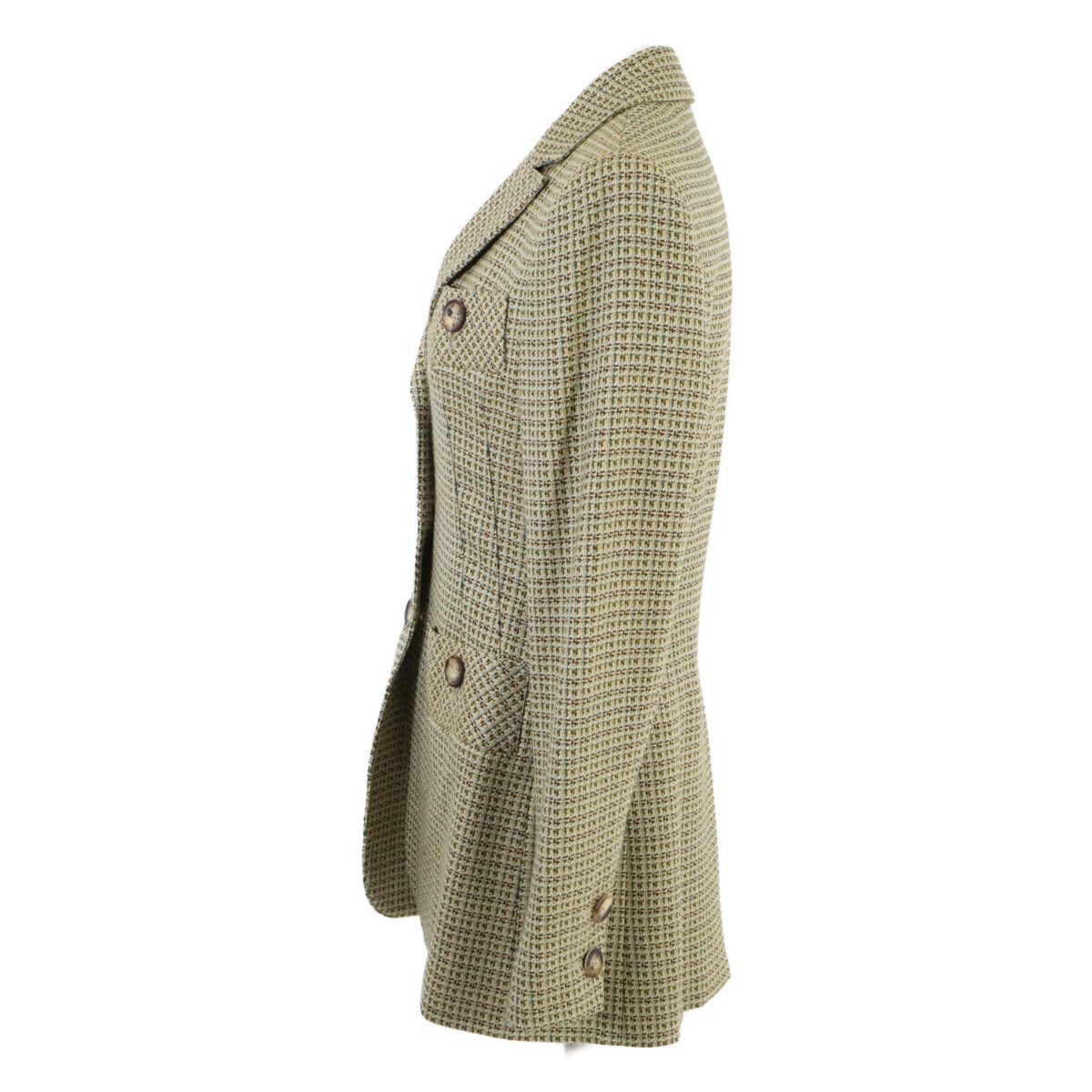 Hermes Cashmere Blend Wool Single Jacket 36 — view 3