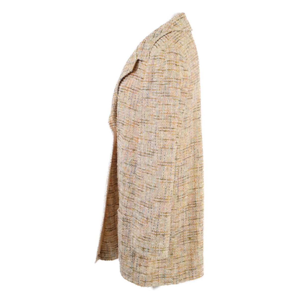 Chanel Tweed Long Jacket 38 — view 3