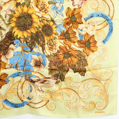 Chanel Sunflower Silk Scarf — view 5