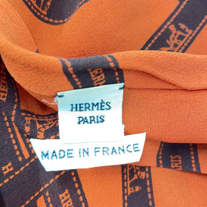 Hermes Martin Margiela Era Bolduc Ribbon Silk Bowtie Blouse 34 — view 3