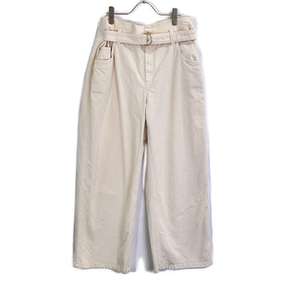 Brunello Cucinelli Ivory Ankle Length Five Pocket Pants