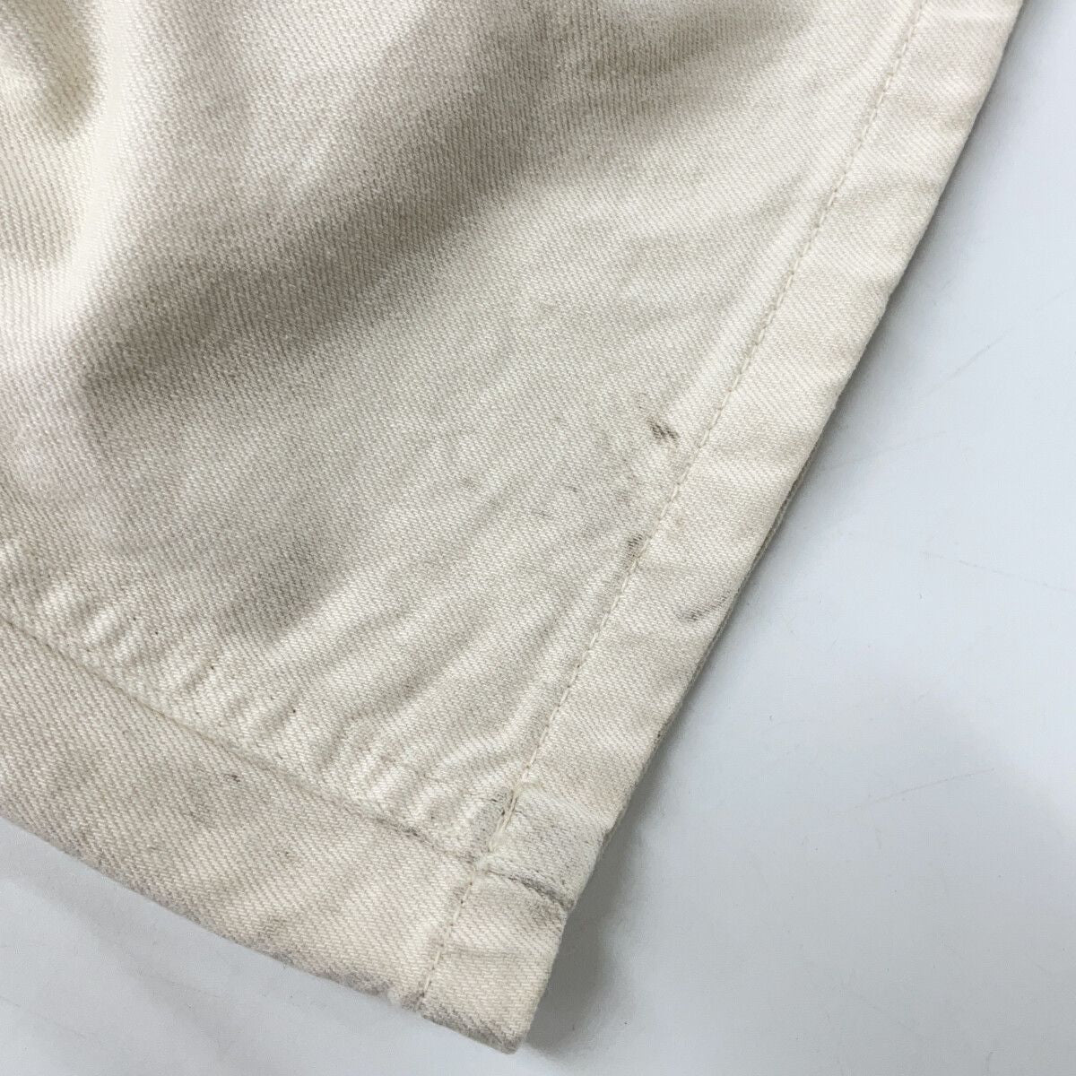 Brunello Cucinelli Ivory Ankle Length Five Pocket Pants — view 7