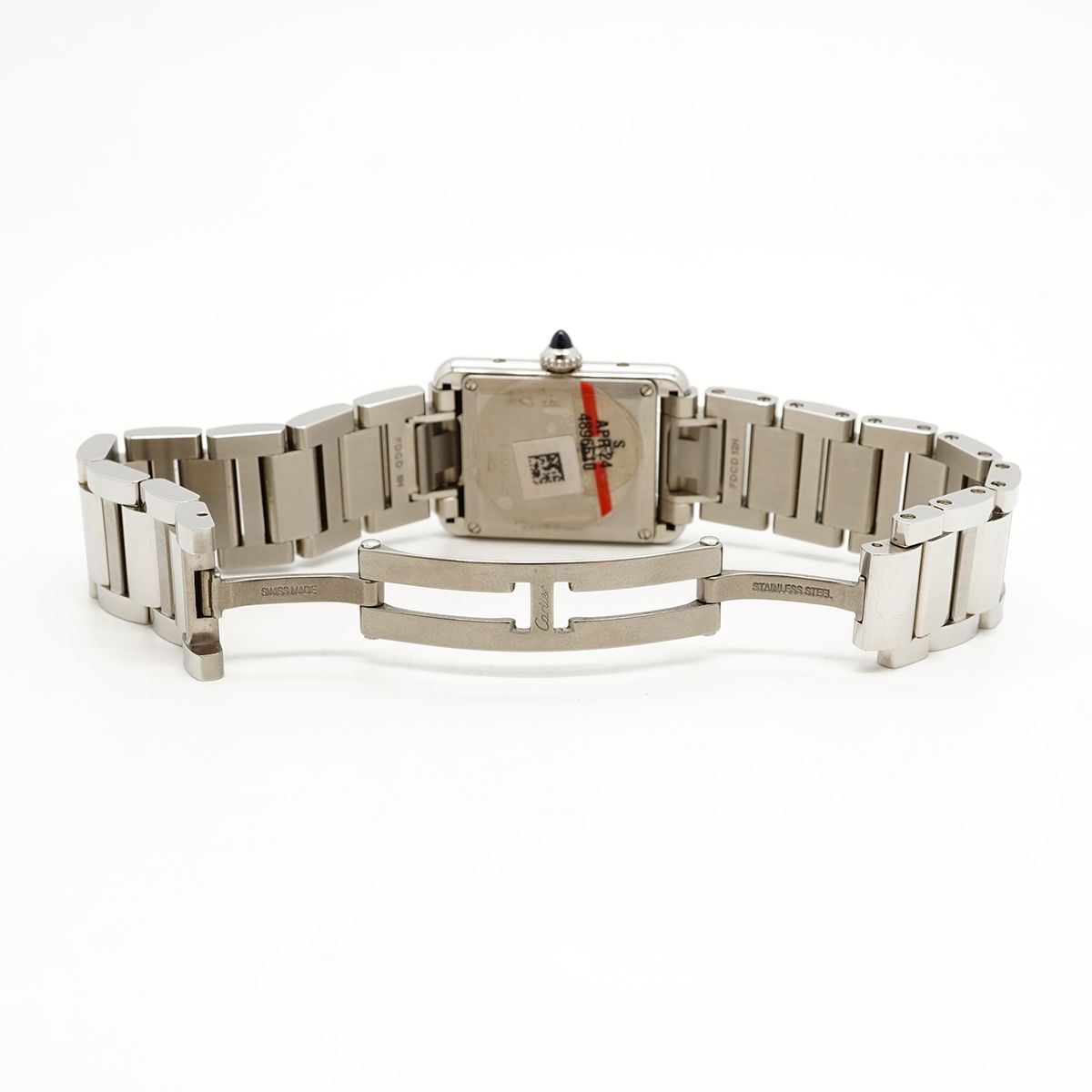 Cartier Tank Mast SM Silver Dial Watch — view 4