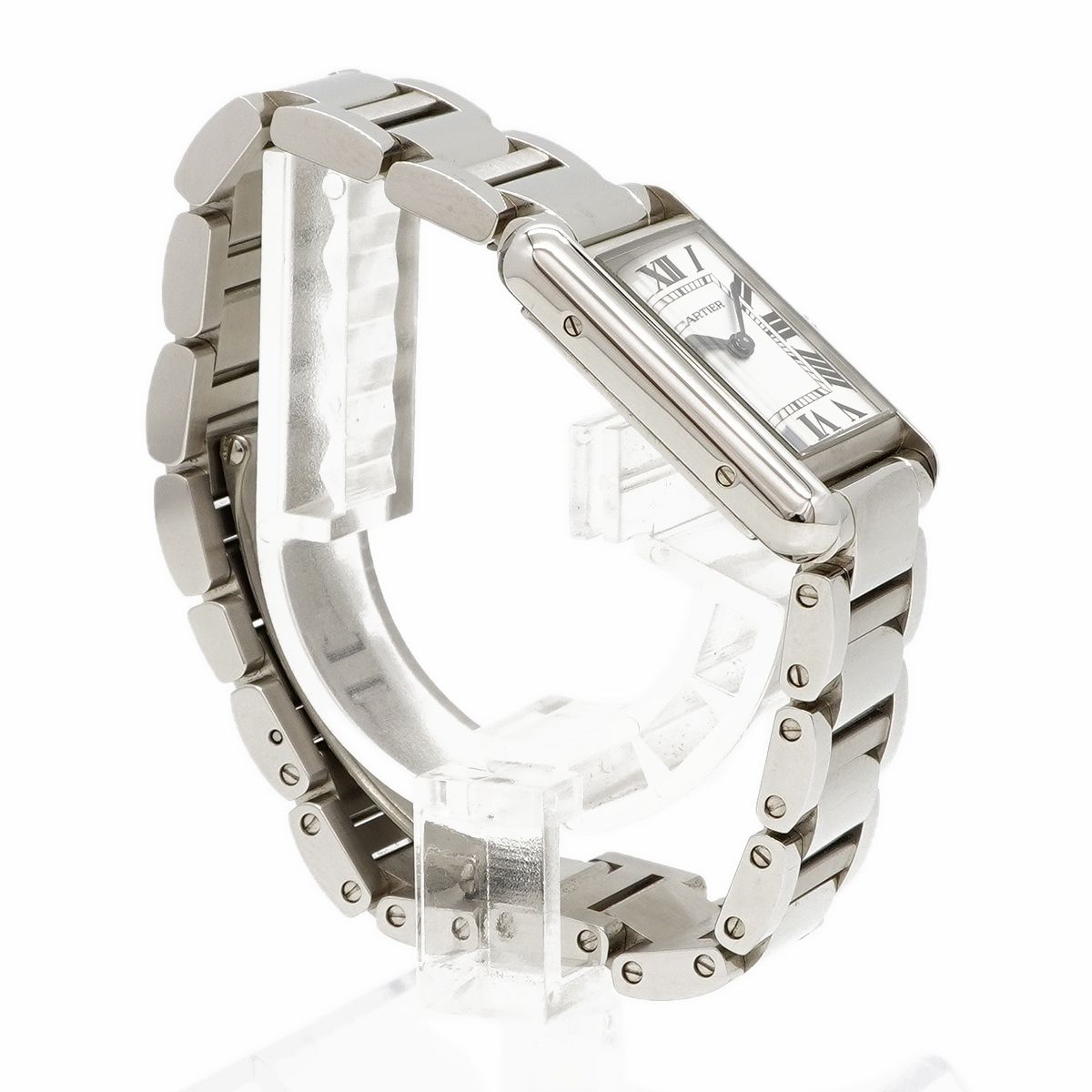 Cartier Tank Mast SM Silver Dial Watch — view 3