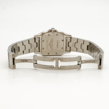 Cartier Santos Galbe SM Ivory Dial Watch — view 4