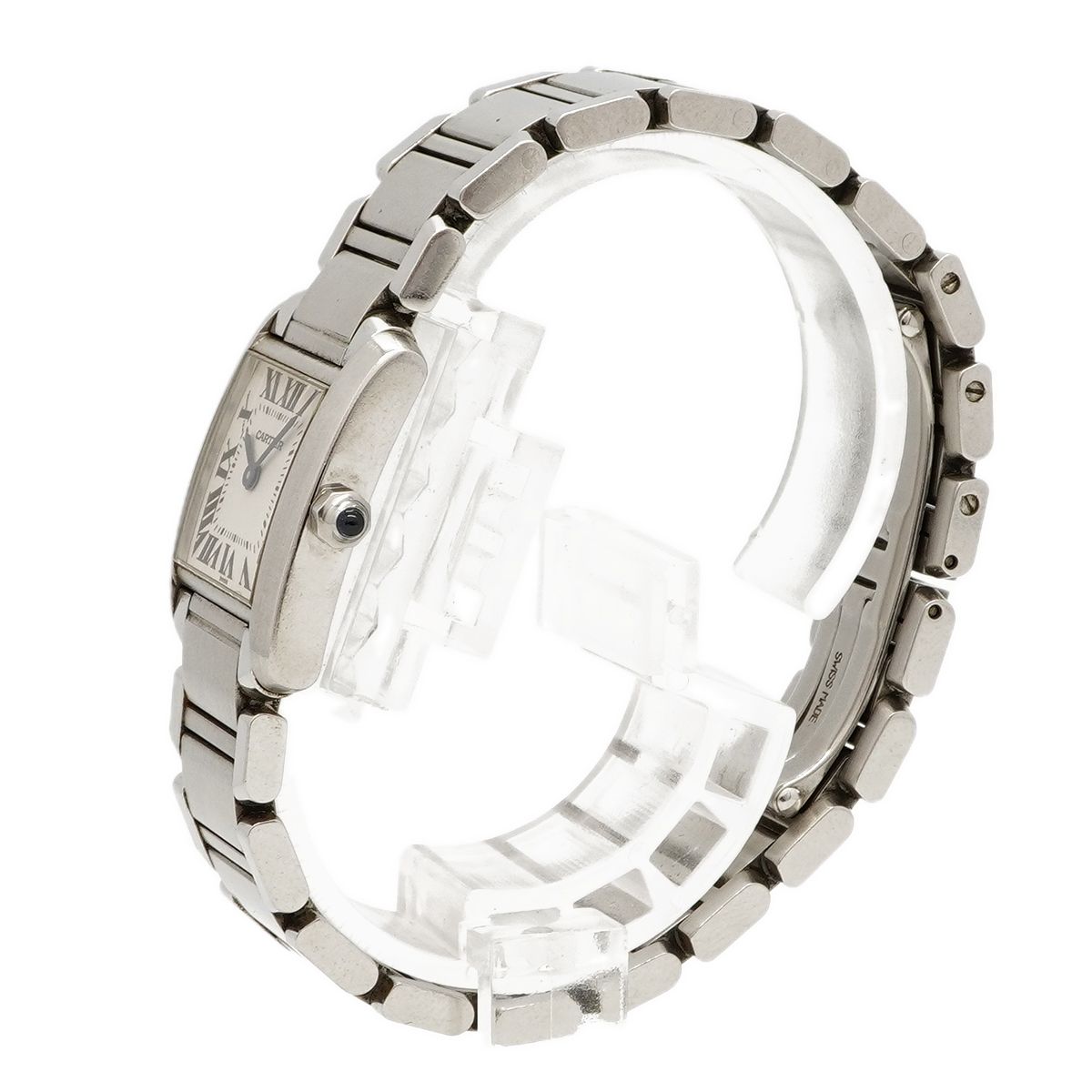 Cartier Tank Francaise SM White Dial Watch — view 2