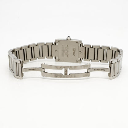 Cartier Tank Francaise SM White Dial Watch — view 4